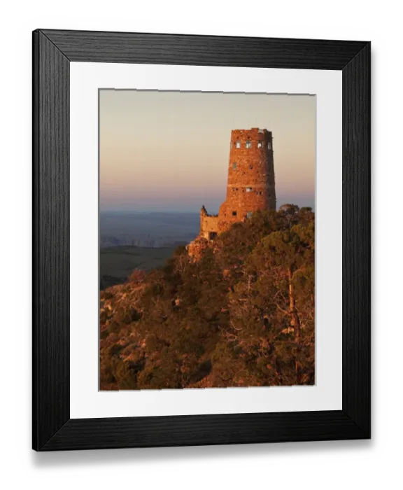 Framed Print : USA, Arizona, Grand Canyon National Park, Watchtower at Desert View on the South Rim Framed Print : USA, Arizona, Grand Canyon National Park, Watchtower at Desert View on the South Rim