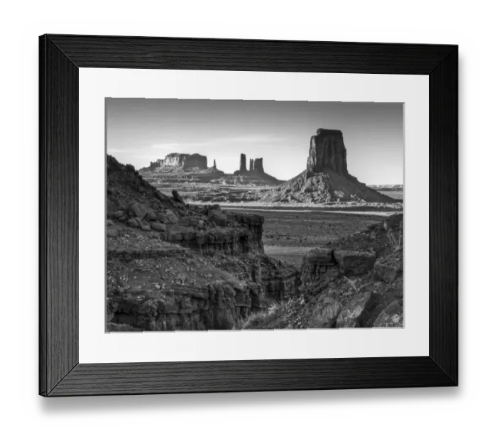 Framed Print : USA, Utah, Monument Valley Navajo Tribal Park, View of buttes
