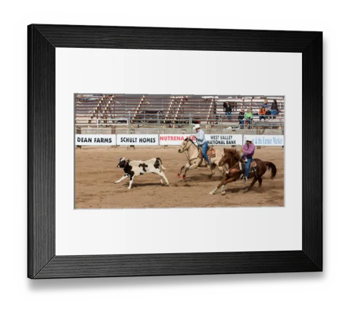 Framed Print : USA, Arizona, Buckeye, Hellzapoppin Arena
