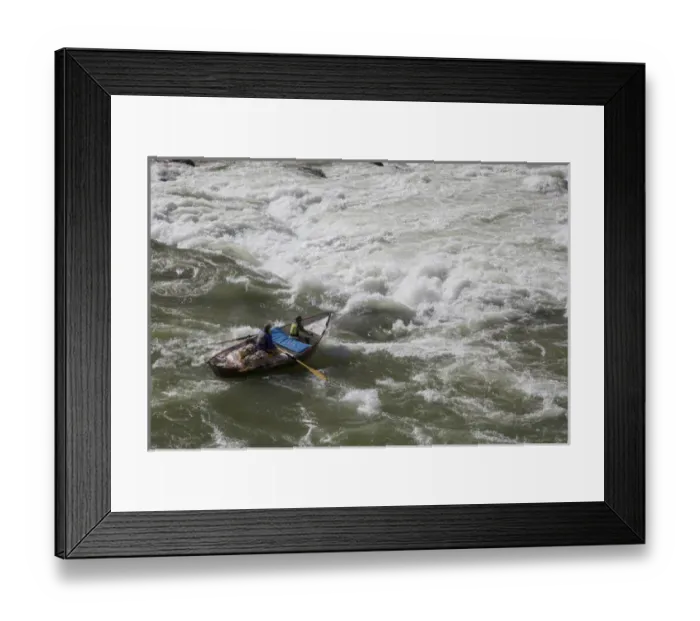Framed Print : USA, Arizona, Grand Canyon National Park. Thrill-seekers entering Lava Falls rapids Framed Print : USA, Arizona, Grand Canyon National Park. Thrill-seekers entering Lava Falls rapids
