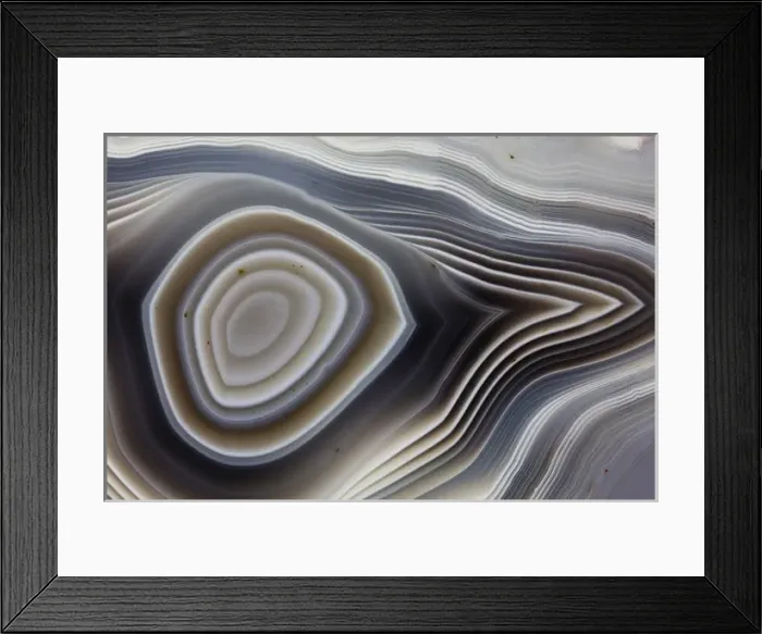 Framed Print : Botswana Banded Agate, Quartzsite, AZ Framed Print : Botswana Banded Agate, Quartzsite, AZ