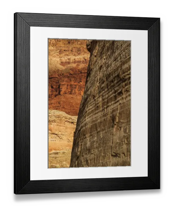 Framed Print : USA, Arizona, Grand Canyon National Park. Striated sandstone wall in Marble Canyon Framed Print : USA, Arizona, Grand Canyon National Park. Striated sandstone wall in Marble Canyon
