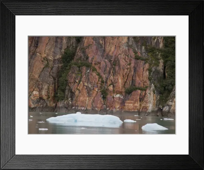 Framed Print : USA Alaska InsidePassage Ice Flow Framed Print : USA Alaska InsidePassage Ice Flow