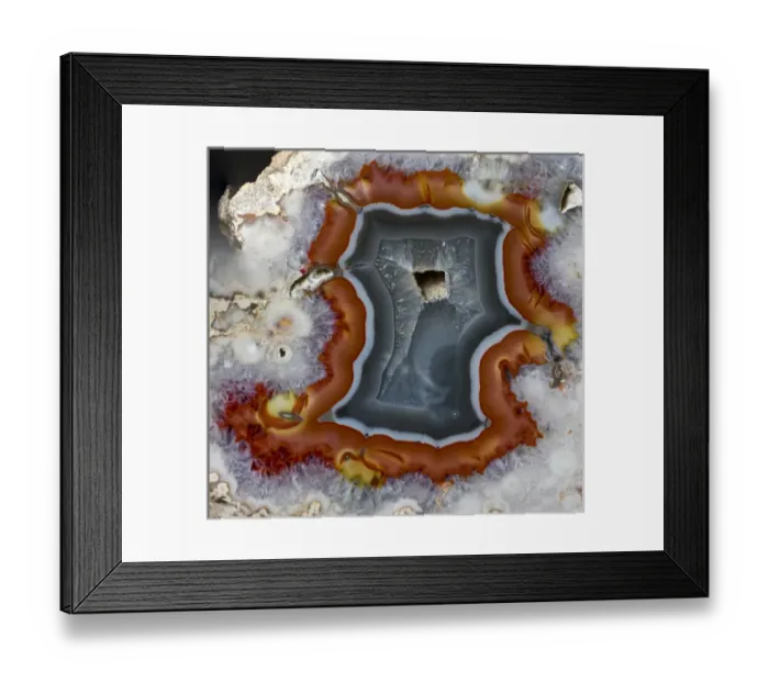 Framed Print : Banded Agate, Quartzsite, AZ Framed Print : Banded Agate, Quartzsite, AZ