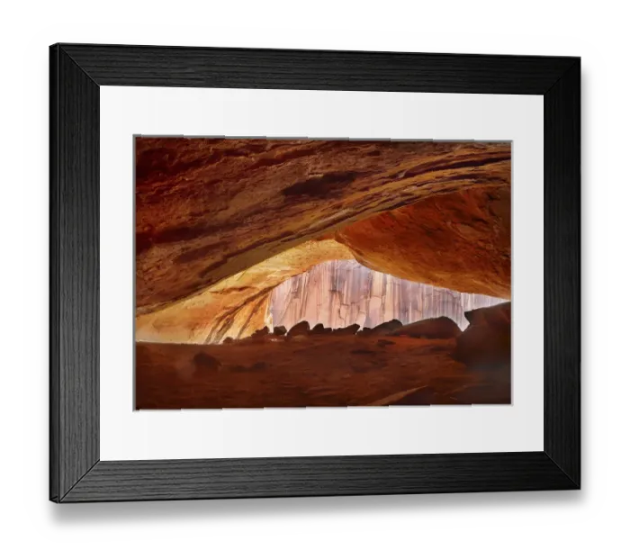 Framed Print : USA Arizona East Moody Canyon Cave