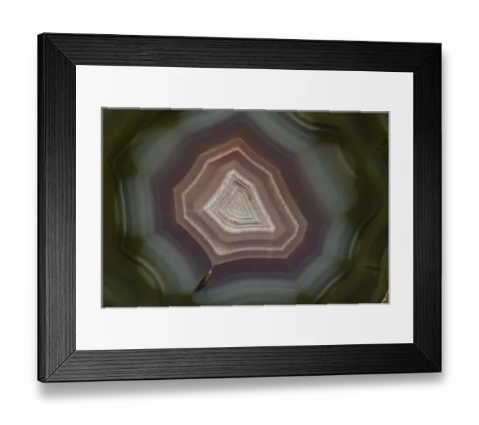 Framed Print : Baker Egg Agate, New Mexico