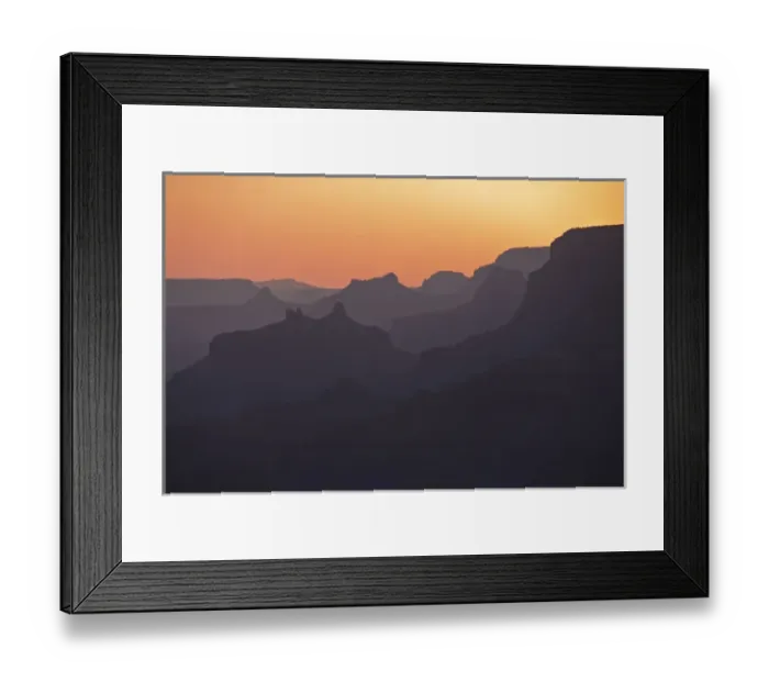 Framed Print : USA Arizona Grand Canyon Colorado River Float Trip Desert View Sunset