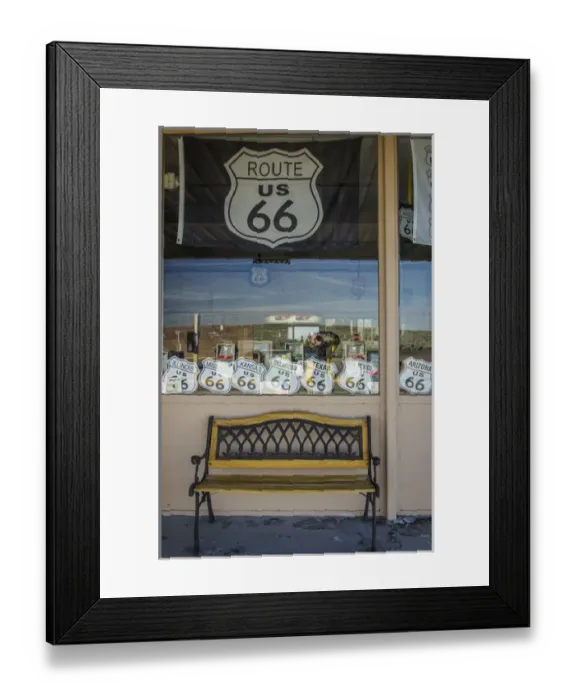 Framed Print : Historic Old Route 66 passed through Petrified Forest National Park, AZ Framed Print : Historic Old Route 66 passed through Petrified Forest National Park, AZ