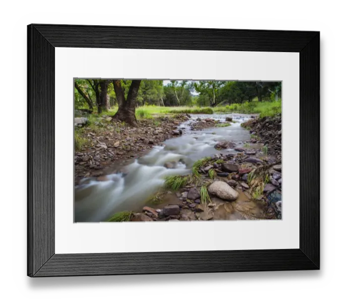 Framed Print : Cave Creek flowing Framed Print : Cave Creek flowing
