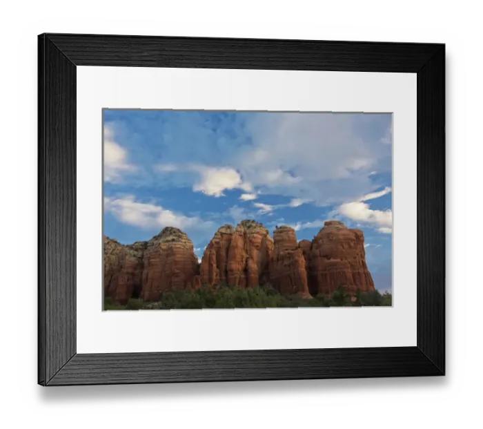 Framed Print : Early Morning; Teapot Trail; Coconino National Forest; Sedona; Arizona; USA