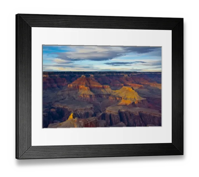 Framed Print : Sunset; Hopi Point; South Rim; Grand Canyon National Park; Arizona; USA Framed Print : Sunset; Hopi Point; South Rim; Grand Canyon National Park; Arizona; USA