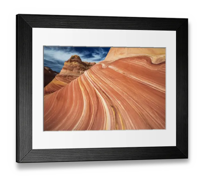 Framed Print : The Wave, Coyote Buttes, Paria-Vermilion Cliffs Wilderness, Arizona USA