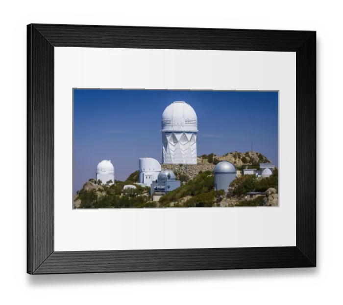 Framed Print : Telescopes at Kit Peak National Observatory, Tohono O odham Indian Reservation Framed Print : Telescopes at Kit Peak National Observatory, Tohono O odham Indian Reservation