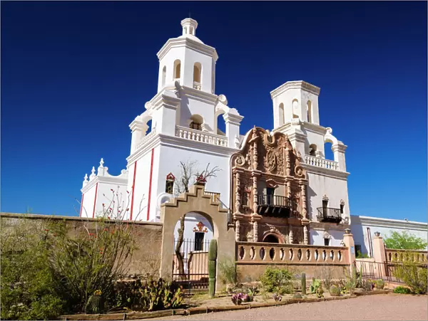 Mission San Xavier del Bac, Tohono O odham Indian Reservation, Tucson, Arizona