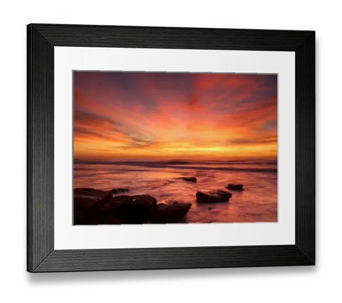 Framed Print : USA, California, La Jolla, Sunset over tide pools at Coast Blvd. Park Framed Print : USA, California, La Jolla, Sunset over tide pools at Coast Blvd. Park