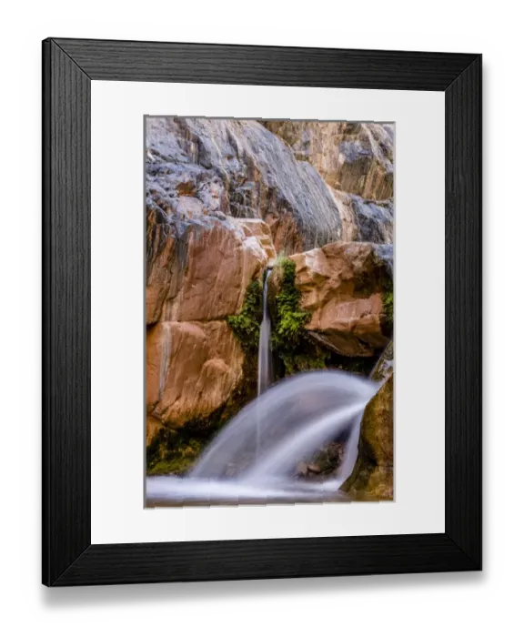 Framed Print : Clear Creek Falls. Clear Creek. Grand Canyon. Arizona. USA