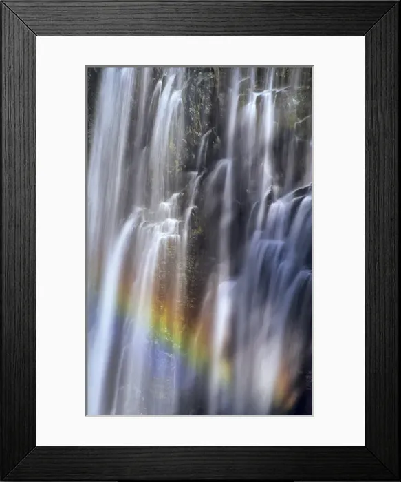 Framed Print : USA, California, Devils Postpile National Monument, Rainbow Falls