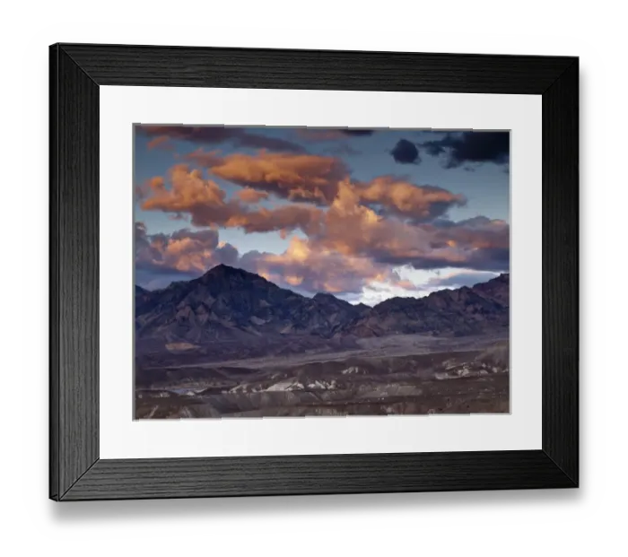 Framed Print : USA, California, Death Valley National Park, Dusk from Zabriskie Point Framed Print : USA, California, Death Valley National Park, Dusk from Zabriskie Point