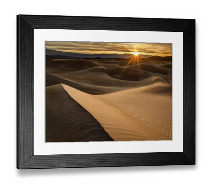 Framed Print : USA, California, Death Valley National Park, Sunrise over Mesquite Flat Dunes Framed Print : USA, California, Death Valley National Park, Sunrise over Mesquite Flat Dunes
