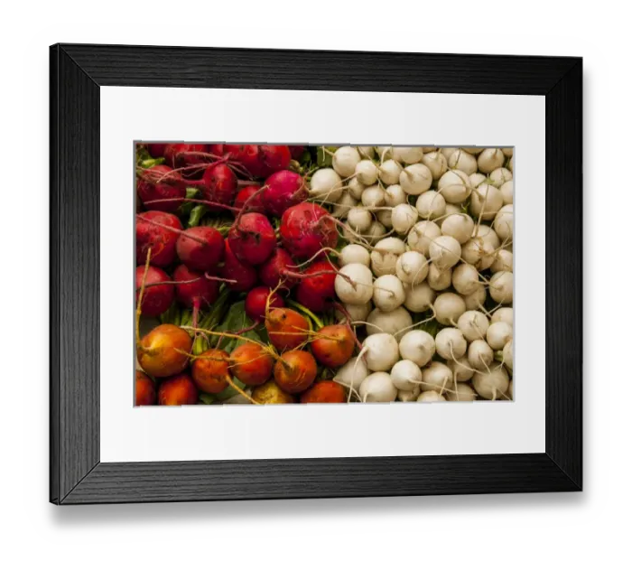 Framed Print : USA: California, Santa Barbara, Lower State Street, Farmers Market, three colors Framed Print : USA: California, Santa Barbara, Lower State Street, Farmers Market, three colors