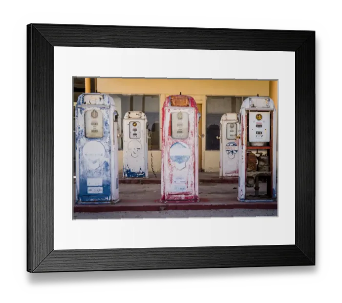 Framed Print : USA: Southern California, CA Drought Spotlight 3-Rte 66 Expedition, Desert Center
