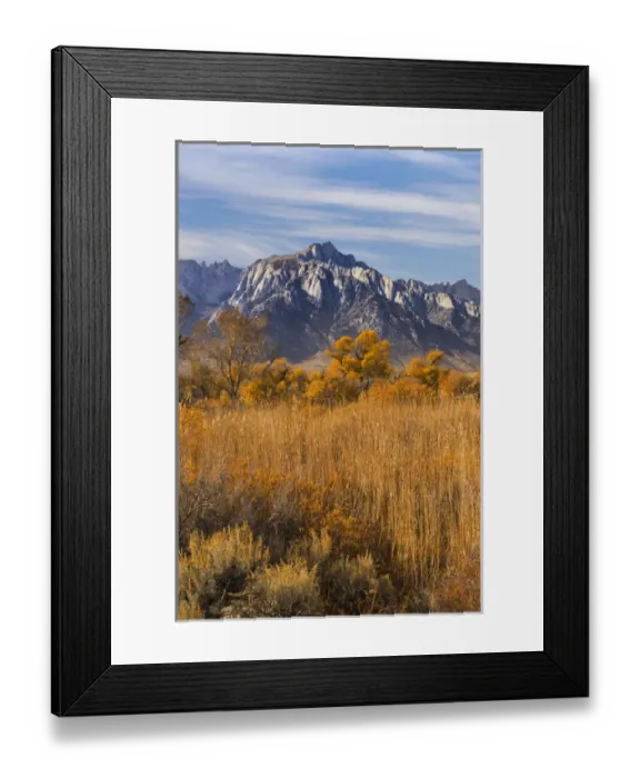 Framed Print : USA, California. View of Lone Pine Peak from Alabama Hills Framed Print : USA, California. View of Lone Pine Peak from Alabama Hills
