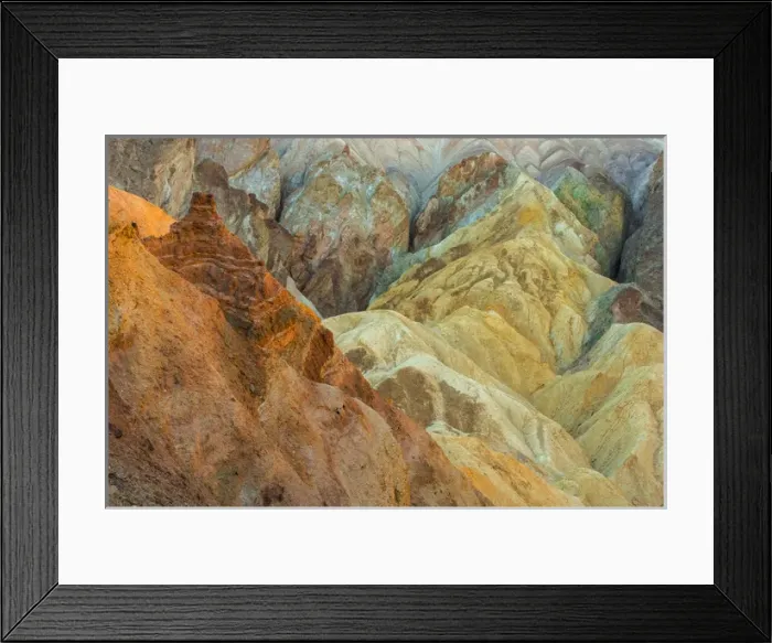 Framed Print : Golden Canyon in Death Valley National Park, California, USA