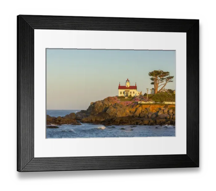 Framed Print : Battery Point Lighthouse in Crescent City, California, USA Framed Print : Battery Point Lighthouse in Crescent City, California, USA