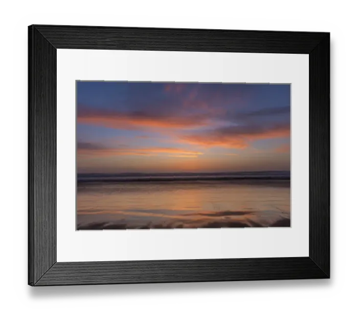 Framed Print : Vivid sunset over the Pacific Ocean at Montana de Oro State Park near Los Osos, California Framed Print : Vivid sunset over the Pacific Ocean at Montana de Oro State Park near Los Osos, California