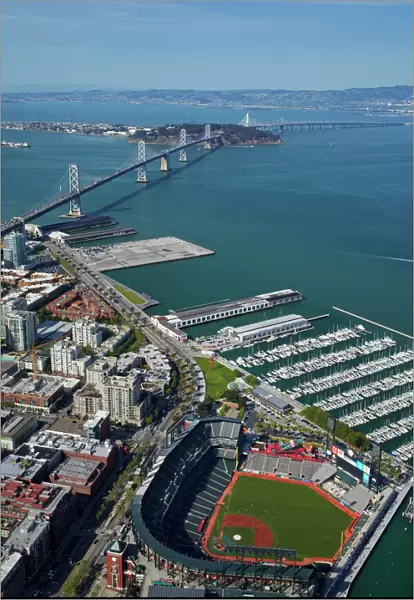 USA, California, San Francisco - AT&T Park  /  Giants Ballpark (home of San Francisco