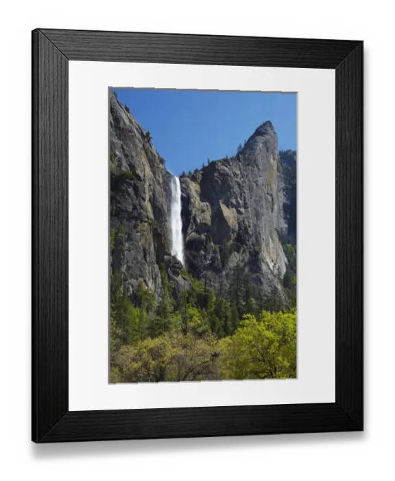 Framed Print : Bridalveil Fall, Yosemite Valley, Yosemite National Park, California, USA