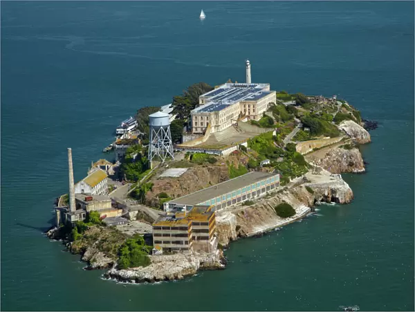 USA, California, San Francisco - Alcatraz Island, former maximum high-security federal prison