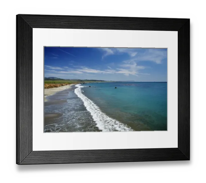 Framed Print : USA, California Central Coast, San Simeon, William Randolph Hearst Memorial Beach Framed Print : USA, California Central Coast, San Simeon, William Randolph Hearst Memorial Beach