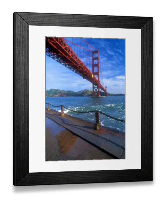 Framed Print : The Golden Gate bridge and the entrance to San Francisco Bay, Califonria Framed Print : The Golden Gate bridge and the entrance to San Francisco Bay, Califonria