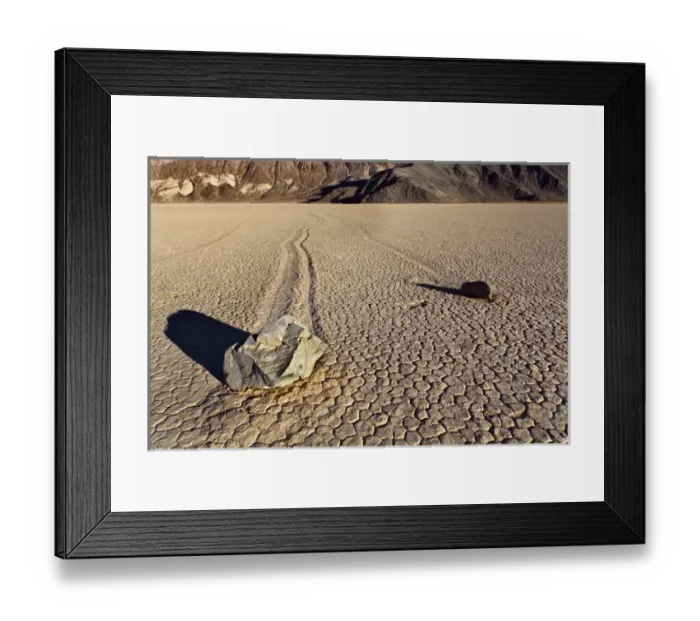 Framed Print : USA California Death Valley Racetrack Framed Print : USA California Death Valley Racetrack