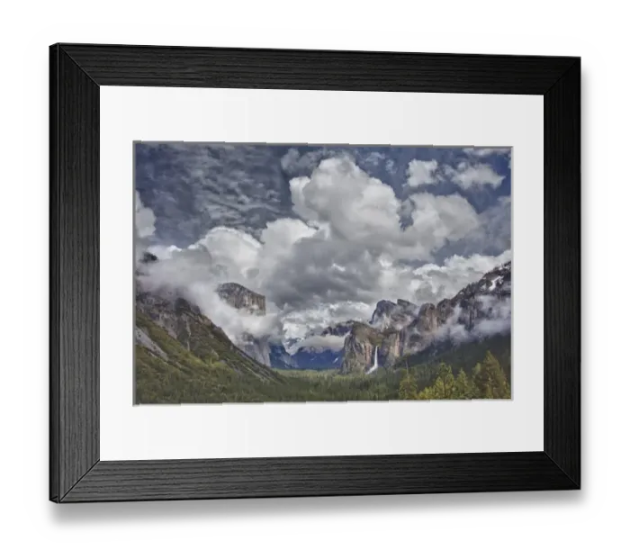 Framed Print : USA California Yosemite Bridalveil Falls