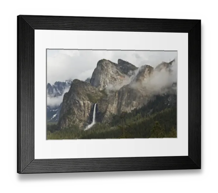Framed Print : USA California Yosemite Bridalveil Falls Framed Print : USA California Yosemite Bridalveil Falls
