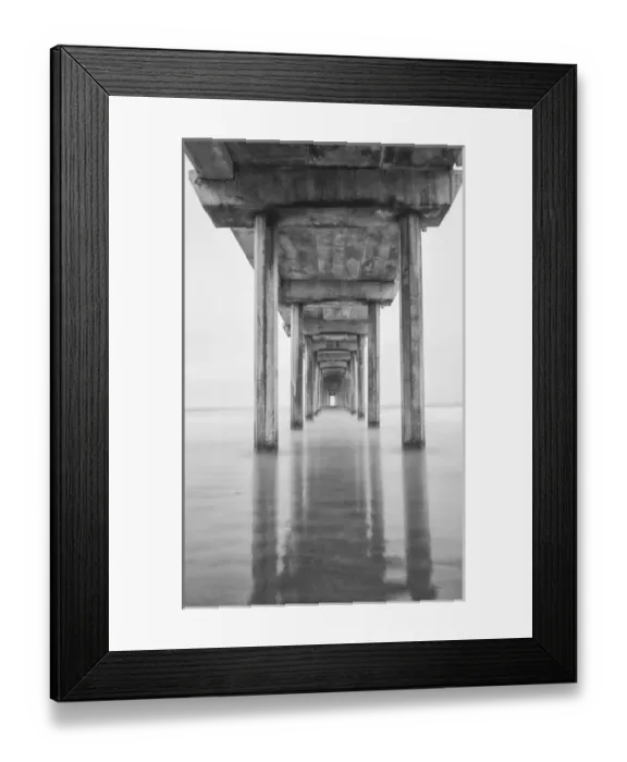 Framed Print : USA California La Jolla Scripps Pier Sunrise Framed Print : USA California La Jolla Scripps Pier Sunrise