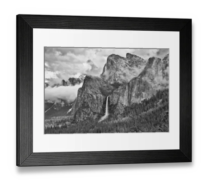 Framed Print : USA California Yosemite Bridalveil Falls