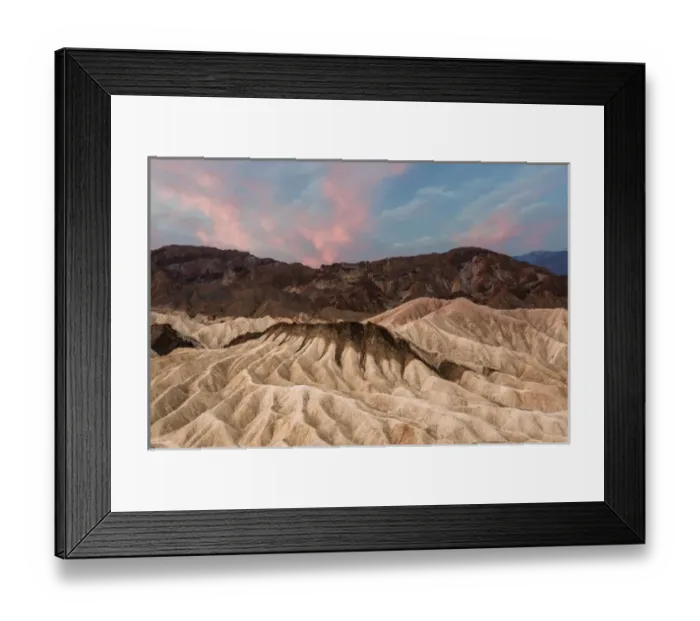 Framed Print : North America, USA, California, Death Valley National Park. Zabriski Point sunrise Framed Print : North America, USA, California, Death Valley National Park. Zabriski Point sunrise