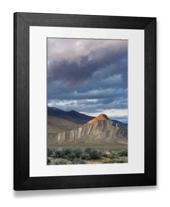Framed Print : North America, USA, California, Death Valley National Park. Last light on Striped Butte Framed Print : North America, USA, California, Death Valley National Park. Last light on Striped Butte