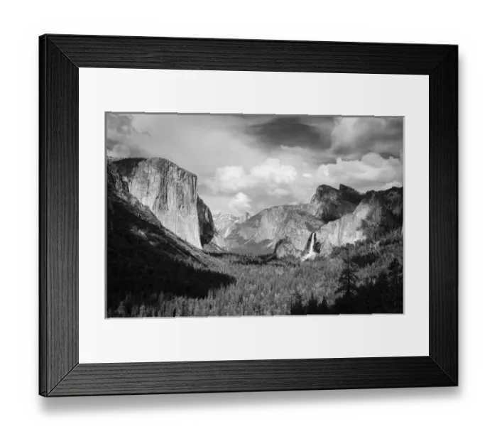 Framed Print : Yosemite Valley from Tunnel View, Yosemite National Park, California Framed Print : Yosemite Valley from Tunnel View, Yosemite National Park, California