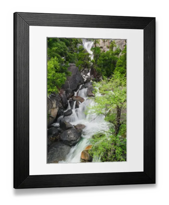 Framed Print : Cascade Creek, Yosemite National Park, California Framed Print : Cascade Creek, Yosemite National Park, California