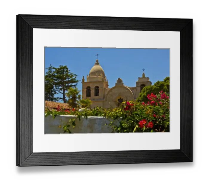 Framed Print : Carmel Mission; Carmel; California; USA Framed Print : Carmel Mission; Carmel; California; USA