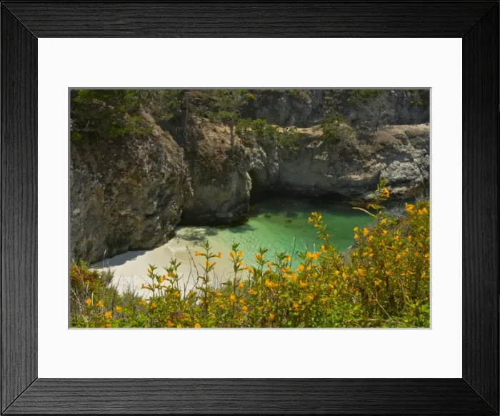 Framed Print : China Cove and Beach; Point Lobos State Reserve; Carmel; California; USA Framed Print : China Cove and Beach; Point Lobos State Reserve; Carmel; California; USA