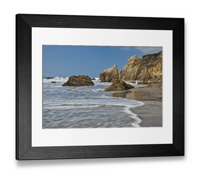 Framed Print : El Matador State Beach, Malibu, Los Angeles County, California