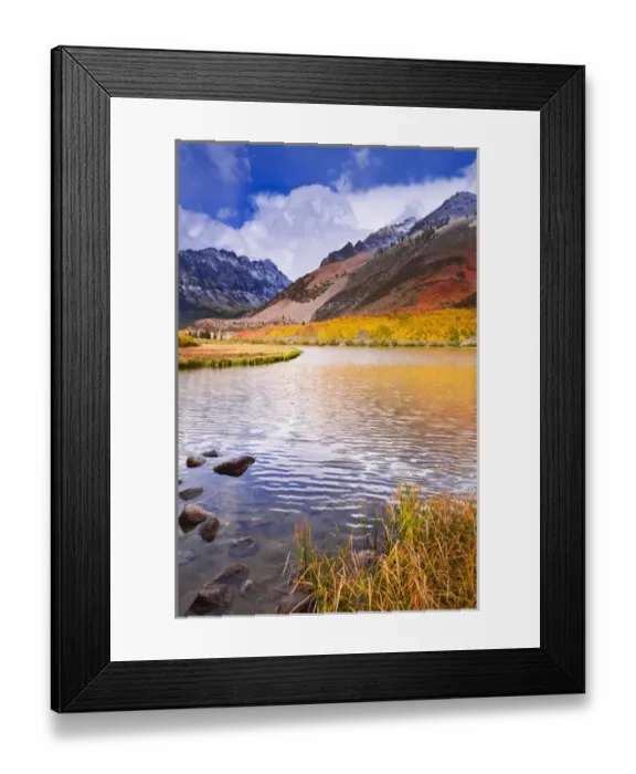 Framed Print : Fall color and early snow at North Lake, Inyo National Forest, Sierra Nevada Mountains Framed Print : Fall color and early snow at North Lake, Inyo National Forest, Sierra Nevada Mountains