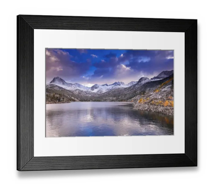 Framed Print : Fall aspens under Sierra peaks from South Lake, John Muir Wilderness, Sierra Nevada Mountains Framed Print : Fall aspens under Sierra peaks from South Lake, John Muir Wilderness, Sierra Nevada Mountains