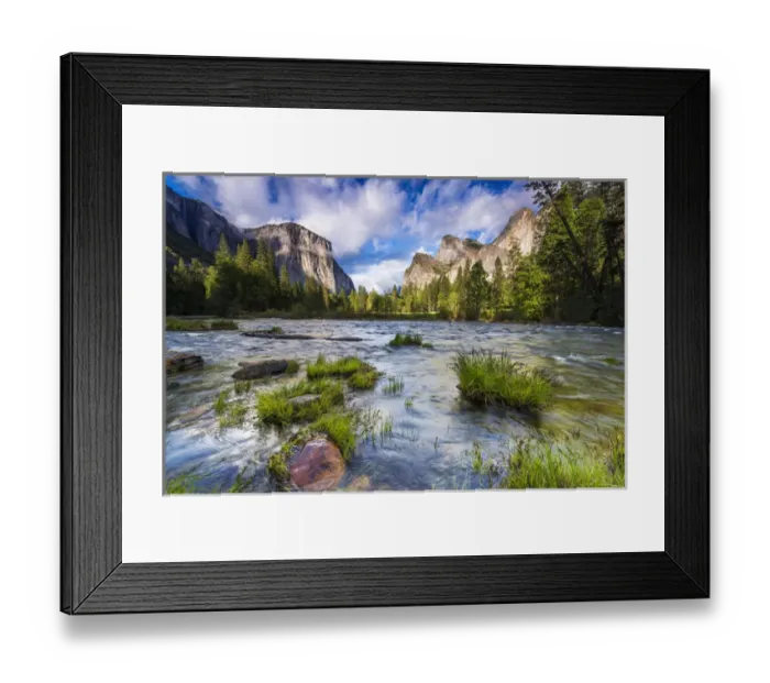 Framed Print : Gates of the Valley, Yosemite National Park, California