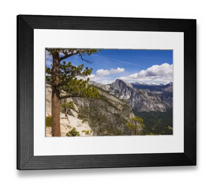 Framed Print : Half Dome from Yosemite Point, Yosemite National Park, California USA Framed Print : Half Dome from Yosemite Point, Yosemite National Park, California USA